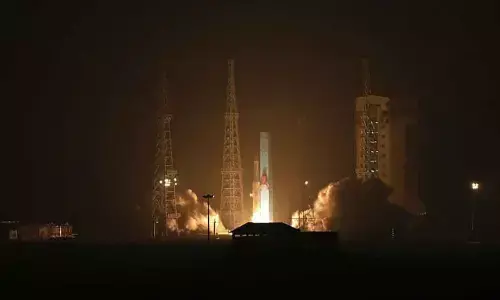 Iran launches three satellites into space