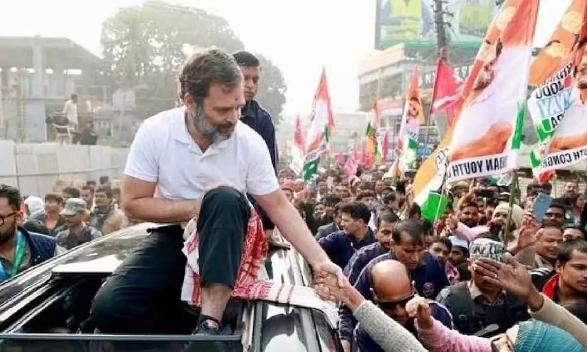 Rahul Gandhis Bharat Jodo Nyay Yatra enters Bihar