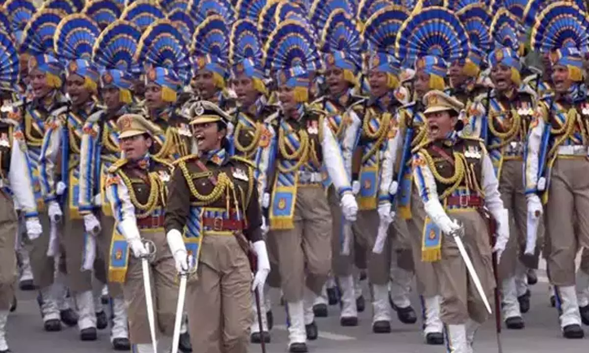 R-DAY parade: Delhi Police, CRPF women win best marching contingents