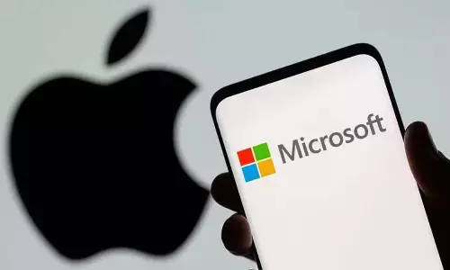 Investors see Microsofts stock market value leaving Apple behind