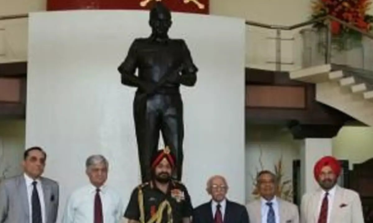 Grand entrance gate, statue of Field Marshal Sam Manekshaw unveiled