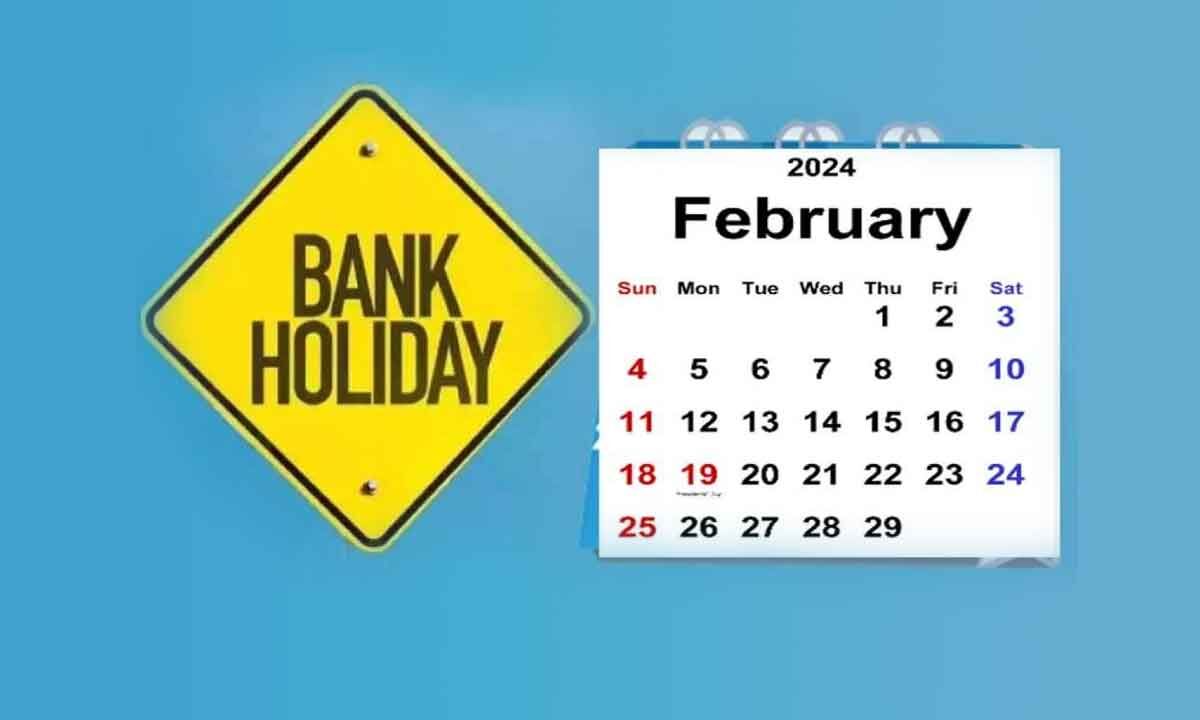 Bank Holidays in February 2024 Banks in Telangana to be closed for six