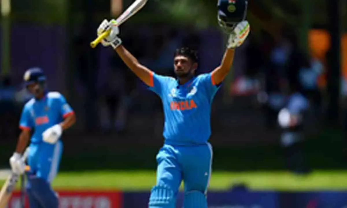 U19 Mens World Cup: Musheer Khans 131, Pandeys 4-19 help India thrash New Zealand by 214 runs