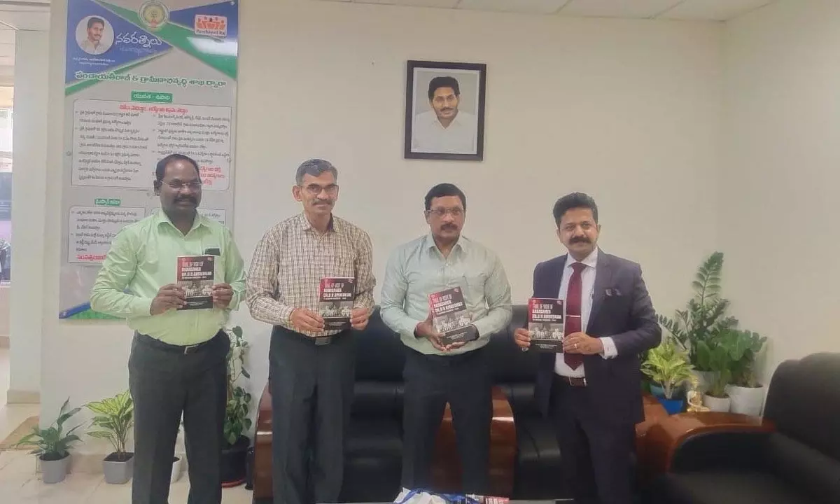 Vijayawada: Postal dept releases monograph on Ambedkar