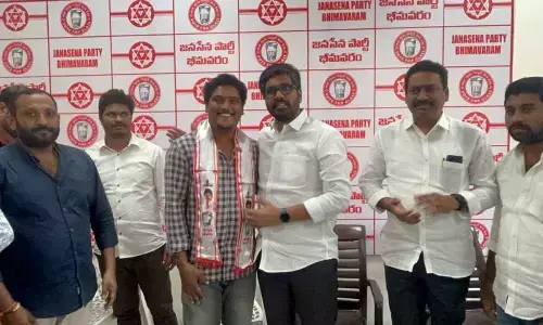 YSRCP leaders joins Jana Sena party in Bhimavaram
