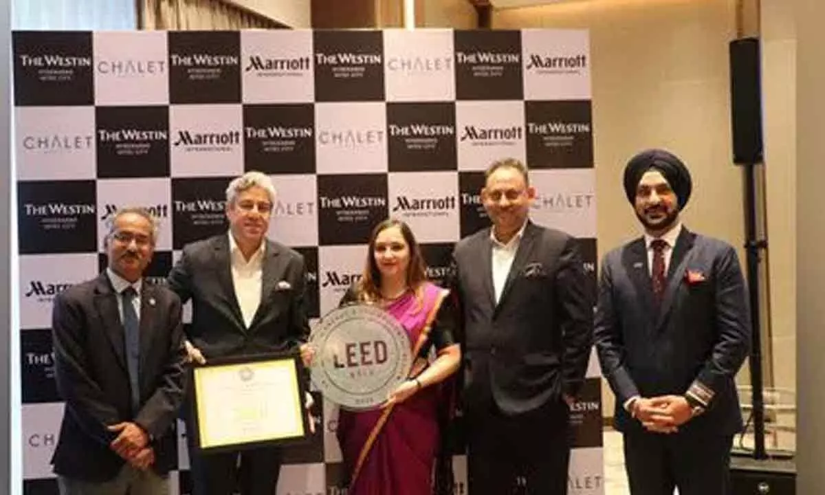 Westin Hyd bags gold rating for sustainable practices