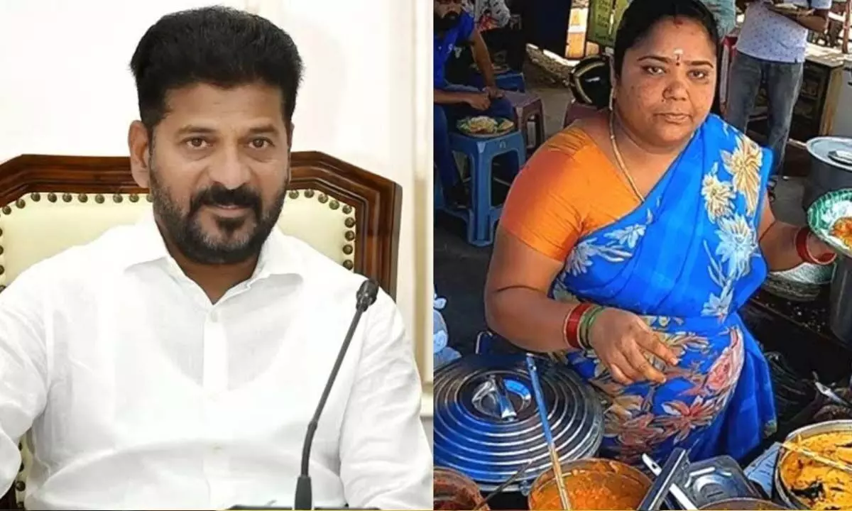 CM Revanth Reddy to soon visit Kumari Auntys food stall