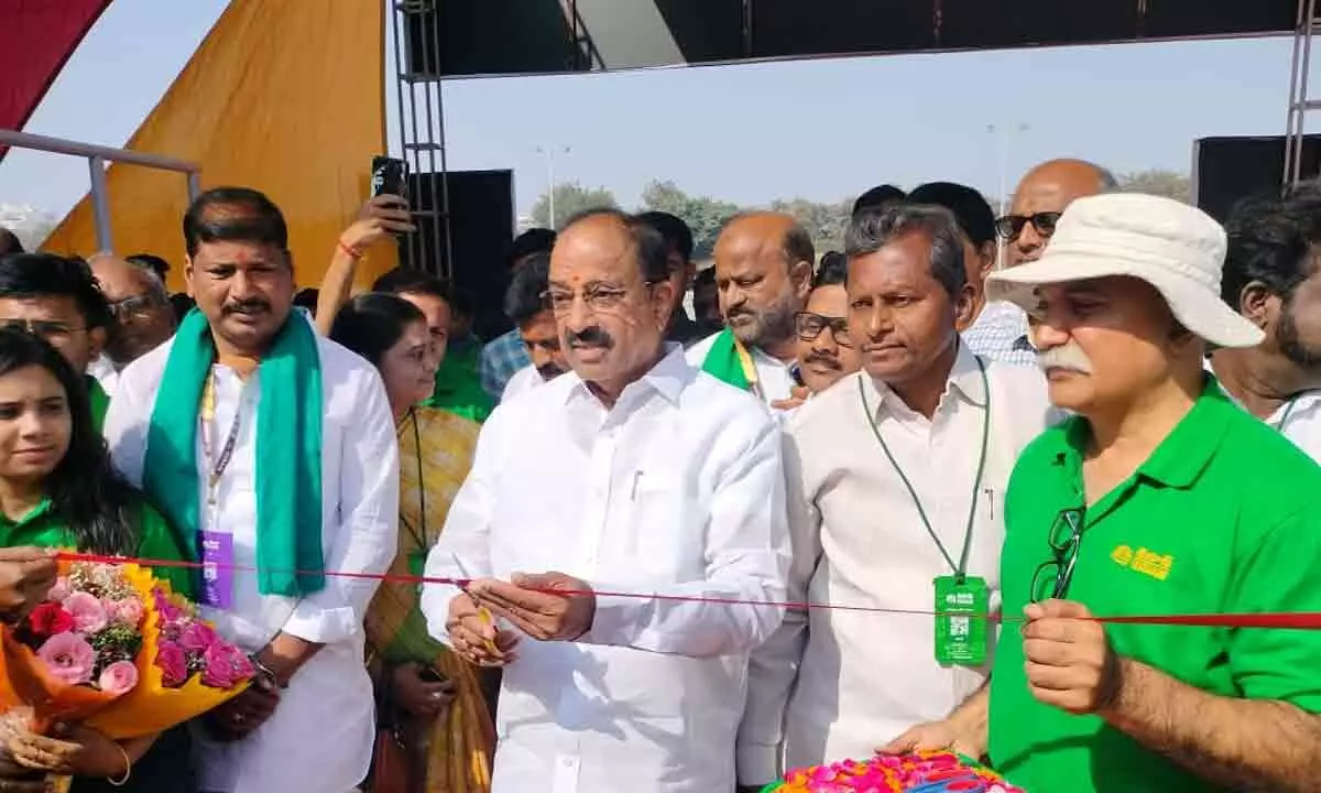 Minister Thummala Nageswara Rao Inaugurates KISAN Agri Show 2024