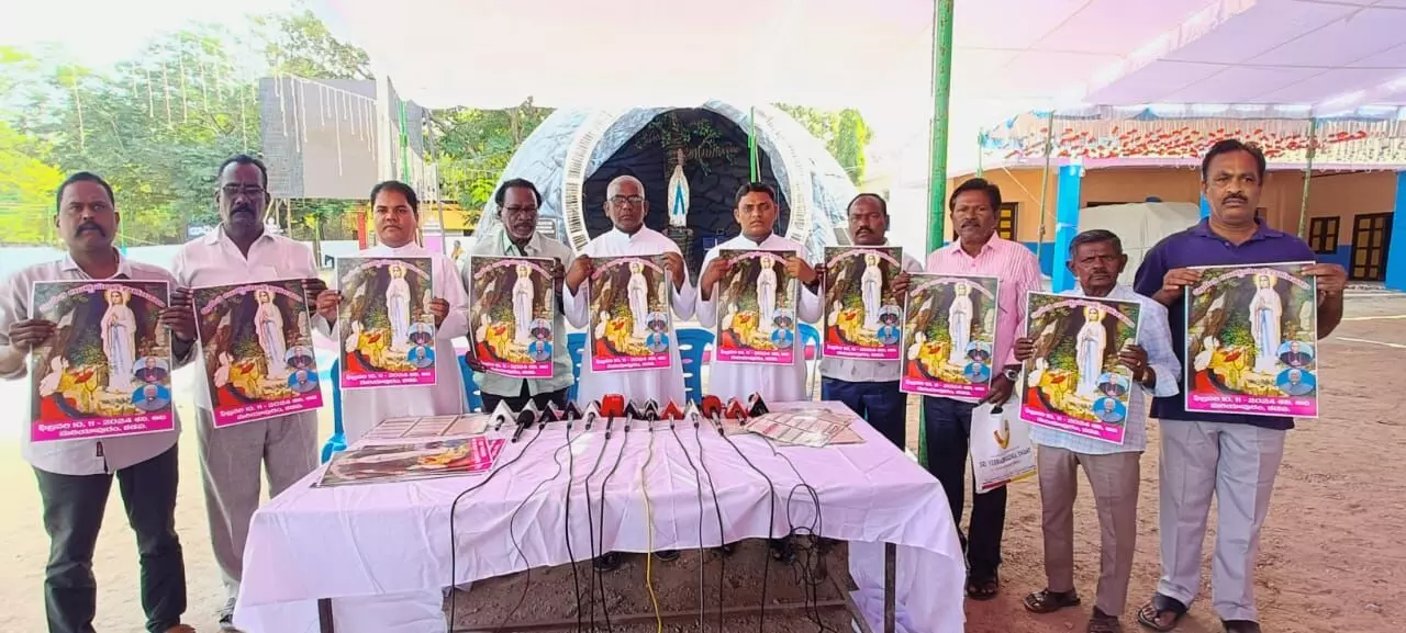 Reverend Father Birusu Raja urges devotees to visit Lurdmatha Mahotsavam in Kadapa
