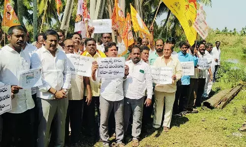 Former MLA Bandaru Madhava Naidu express concern over ignoring Modi bridge in Mogalturu