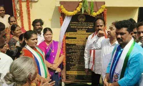 Vasupalli Ganesh lays stone for development works in Zone IV of GVMC