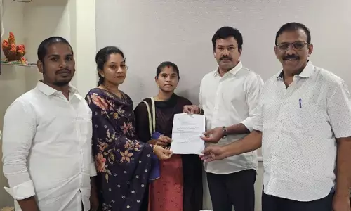 KK Raju conducts grievance cell at Visakhapatnam North constituency