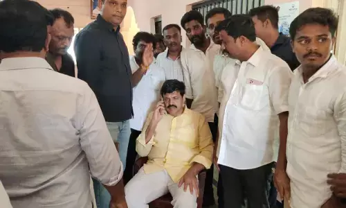 Former Dharmavaram MLA, Gonuguntla Suryanarayana arrested while filling potholes constituency