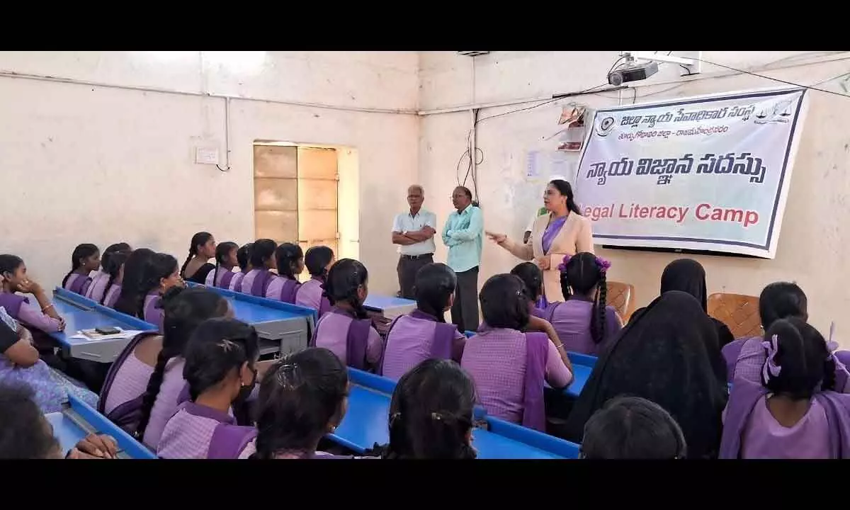 Rajamahendravaram: Legal awareness session held for girls