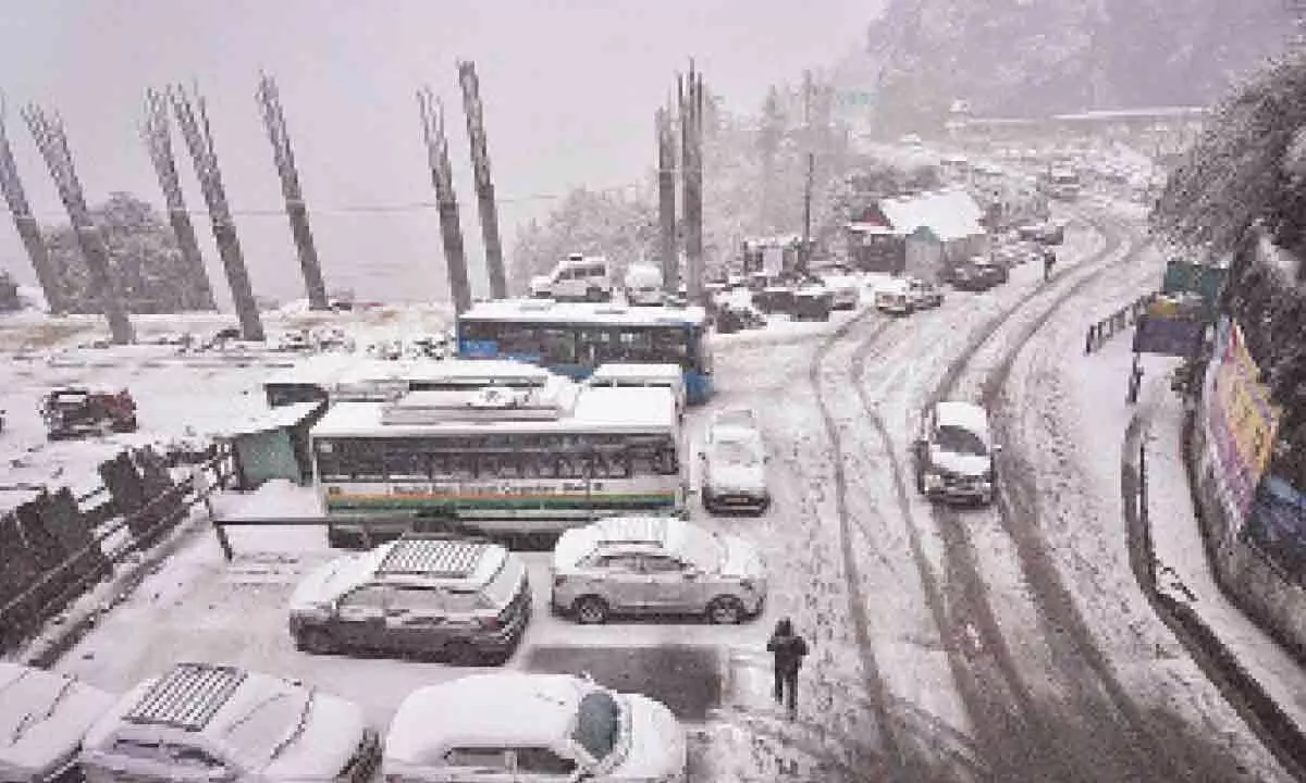 Shimla receives season’s first snowfall