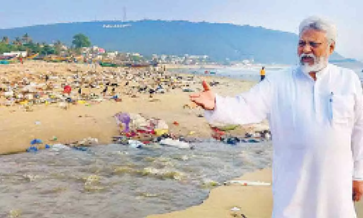 Waterman, rajendra singh appeal to save Visakhapatnam beaches