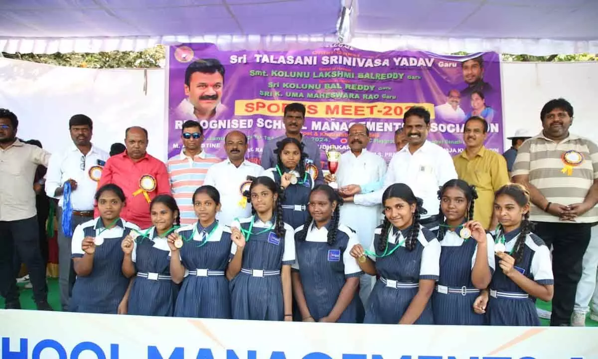 TS Meet-2024, the annual school sports festival concluded at Sanathnagar