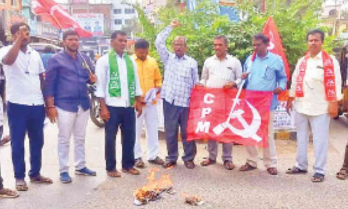 Kadapa Budget sparks protest over subsidy cuts