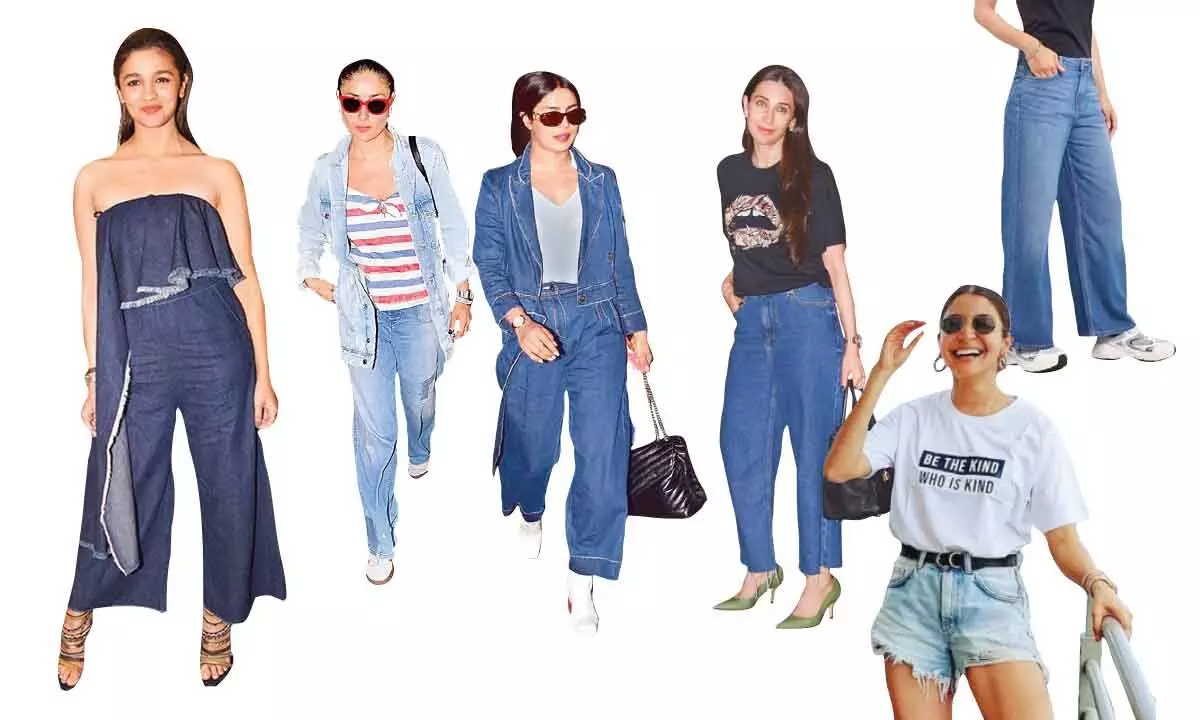 Explore 5 Fashionable Celebrity-Inspired Outfits Featuring Stylish Oversized Denim Pieces!