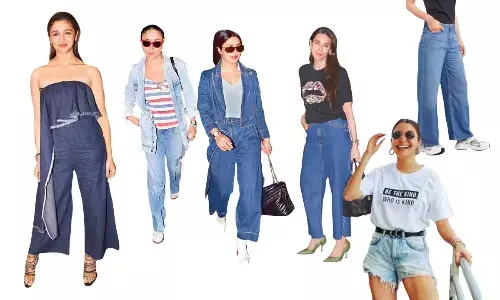 Explore 5 Fashionable Celebrity-Inspired Outfits Featuring Stylish Oversized Denim Pieces!