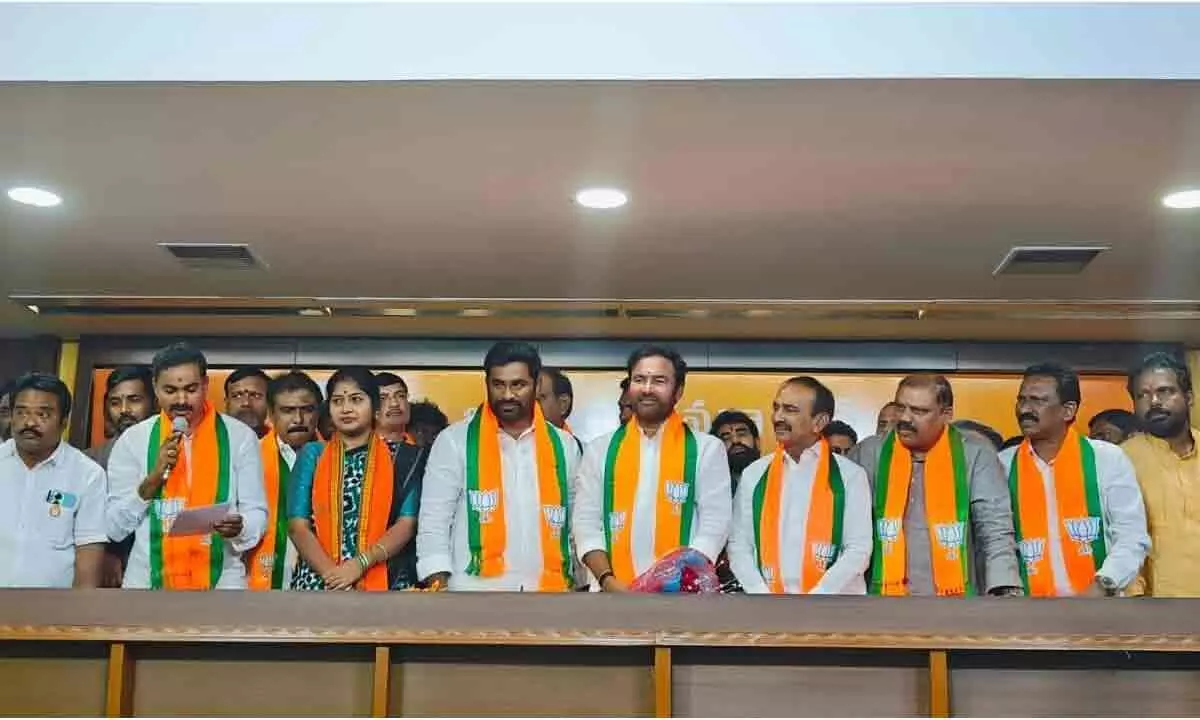 BRS leaders join BJP
