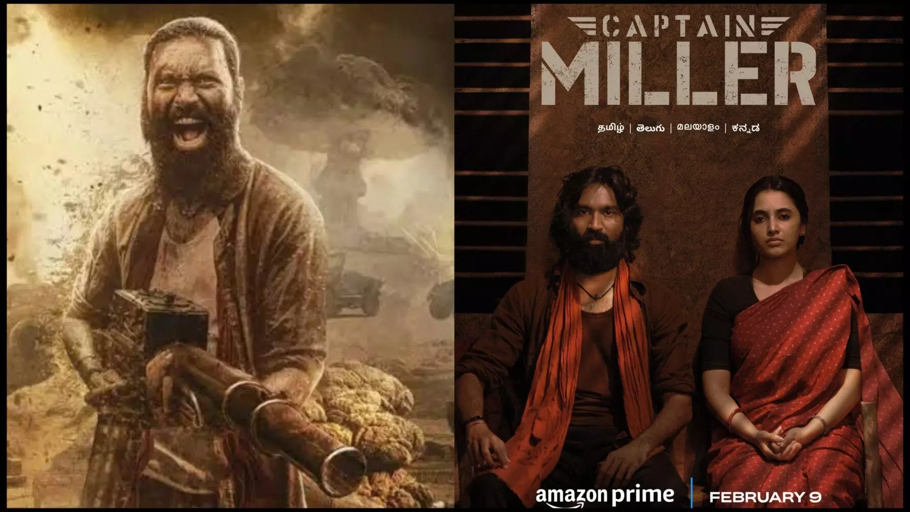 Captain Miller: Dhanushs Latest Film Set to Stream on OTT, set for Feb 9 release