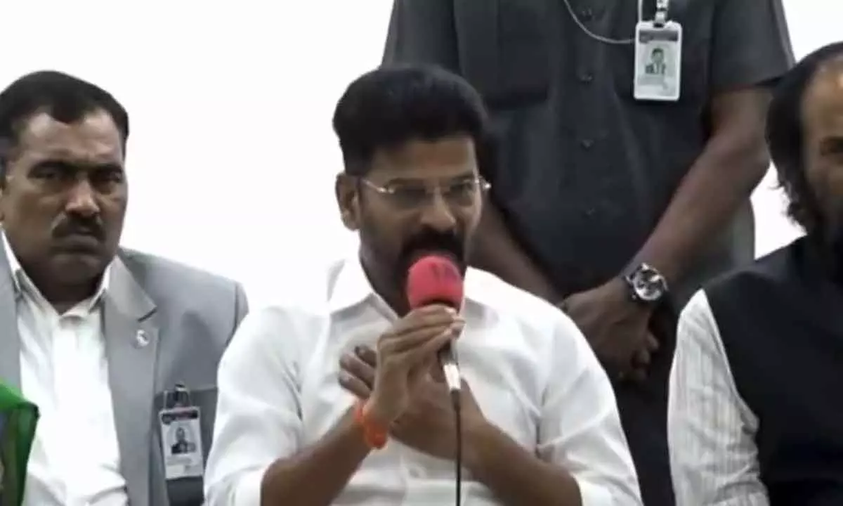 BRS trying to shift its failures onto Congress party, says Revanth Reddy
