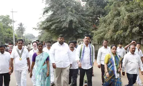 Adari Anand Kumar participates in free medical camp at Kancharapalem