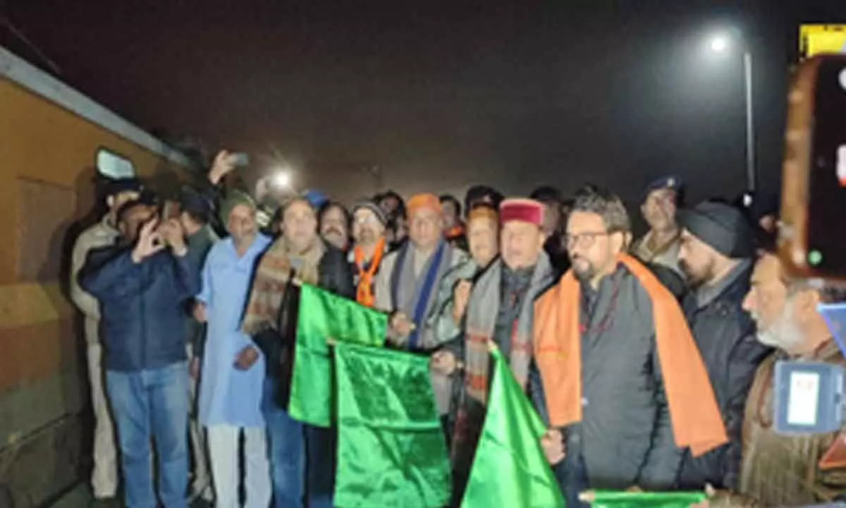 Anurag Thakur flags off first train from Himachal to Ayodhya