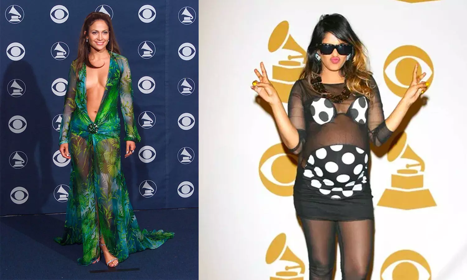Grammys Greatest Hits: From Jennifer Lopezs Dress to M.I.A.s Bump, 5 Unforgettable Moments