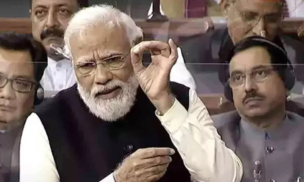 PM Modi Takes Swipe At Congress And Predicts NDAs 400-Seat Victory In Lok Sabha Elections