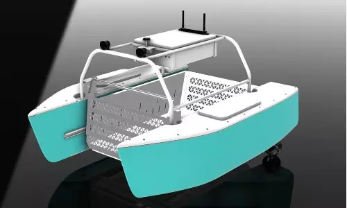 Wow! Aqua skimmer to scoop out trash from lakes