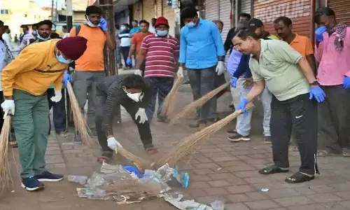 Massive clean-up drive held in Hubli