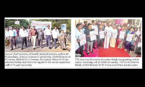 Prevention is better than cure for cancer: Spl CS Krishna Babu