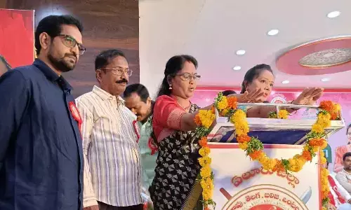 Mahila Sena announce Sridevi as president of Eluru Kapusankshema