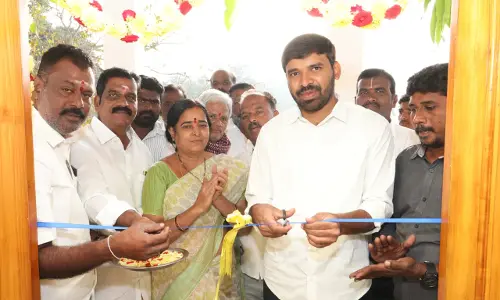 TUDA Chairman Chevireddy Mohit Reddy inaugurated development works in panabakam