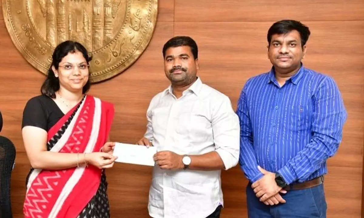 MLA Satyam donates Rs 1.5 lakh toward SSC students’ breakfast