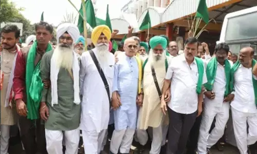 Unhappy Ktaka farmers Bengaluru Chalo protest today