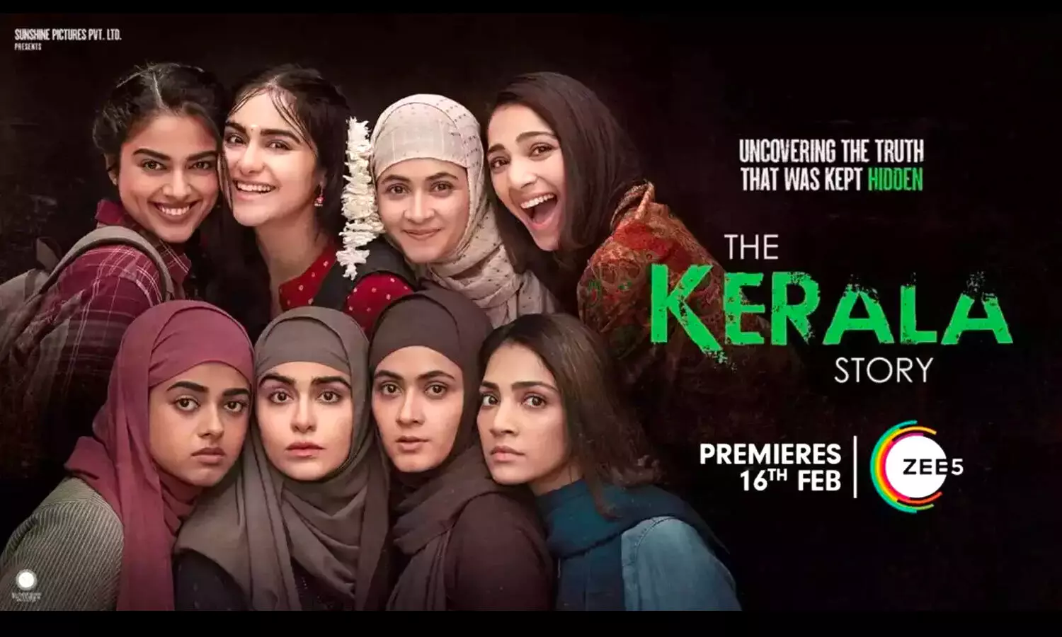 Adah Sharmas The Kerala Story to Stream on ZEE5 from February 16th