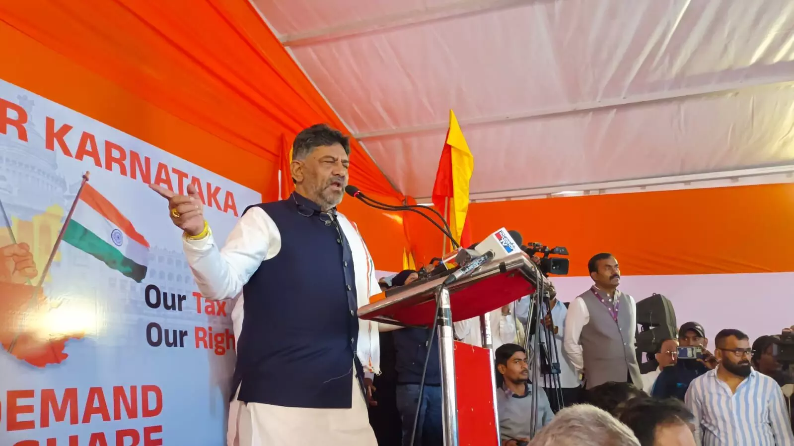 No use of BJP government at Centre if it can’t get justice for Karnataka: DCM D K Shivakumar