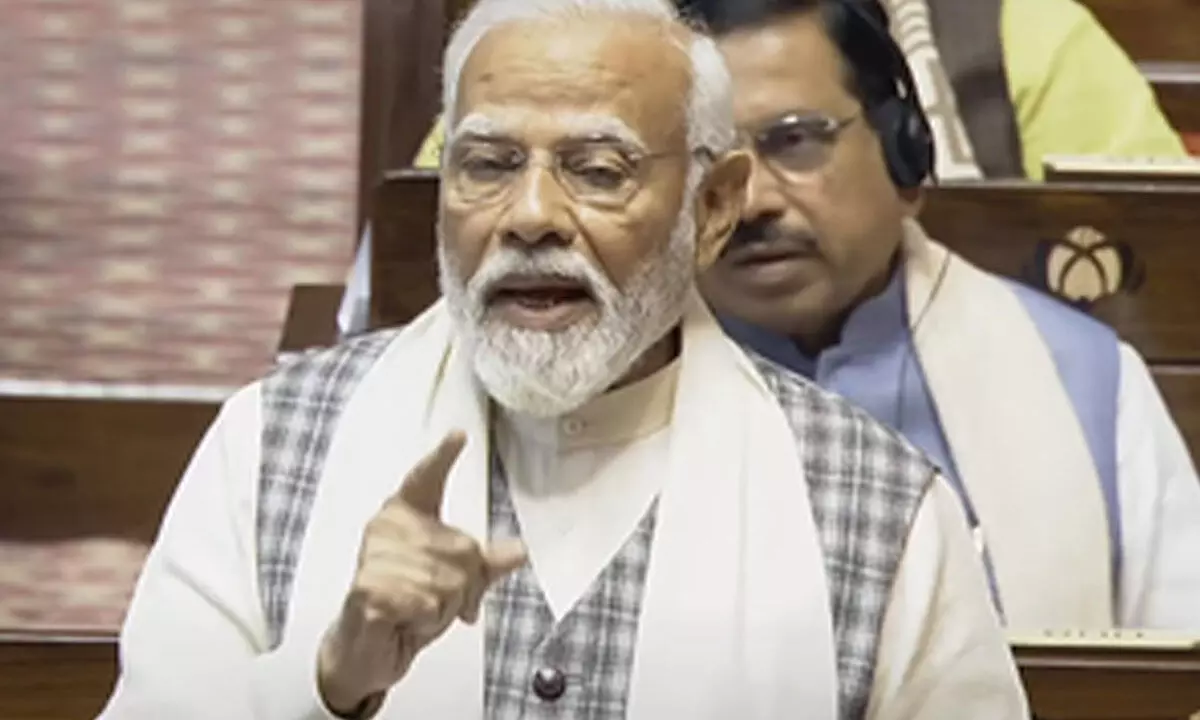 In RS address, PM Modi takes jibe at Kharge over 400 par statement