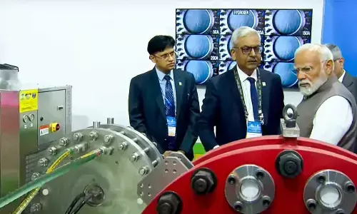 Prime Minister Narendra Modi during the inauguration of the India Energy Week 2024, in Panaji on Tuesday Prime Minister Narendra Modi during the inauguration of the India Energy Week 2024, in Panaji on Tuesday