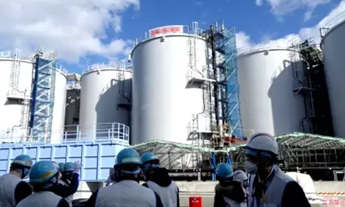 5.5 tons of radioactive water leaked from Fukushima nuclear plant