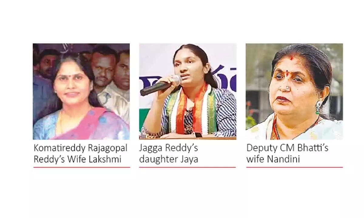 Top Congress leaders push for candidacy of women family members