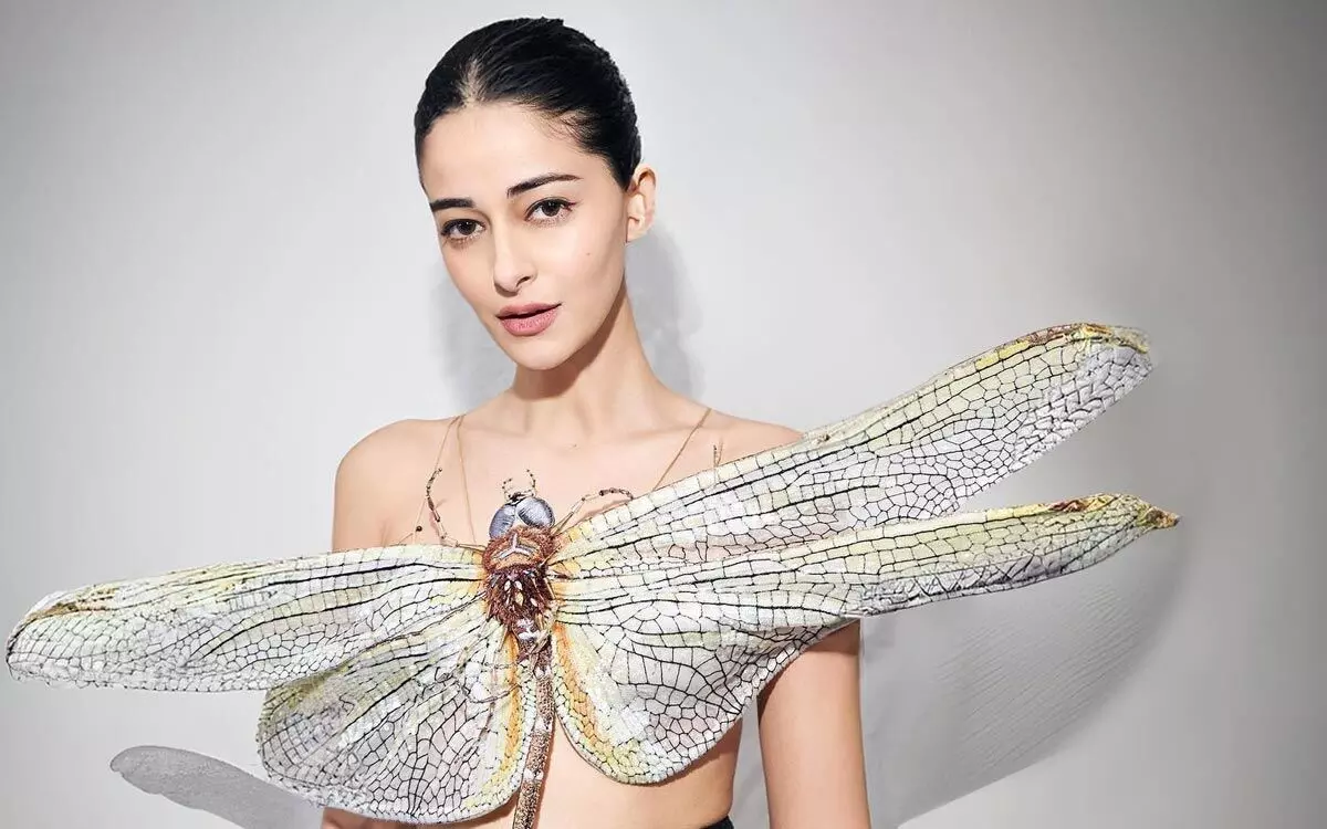 Ananya Panday stuns with an insect outfit