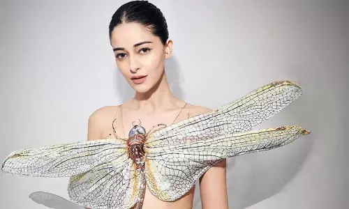 Ananya Panday stuns with an insect outfit