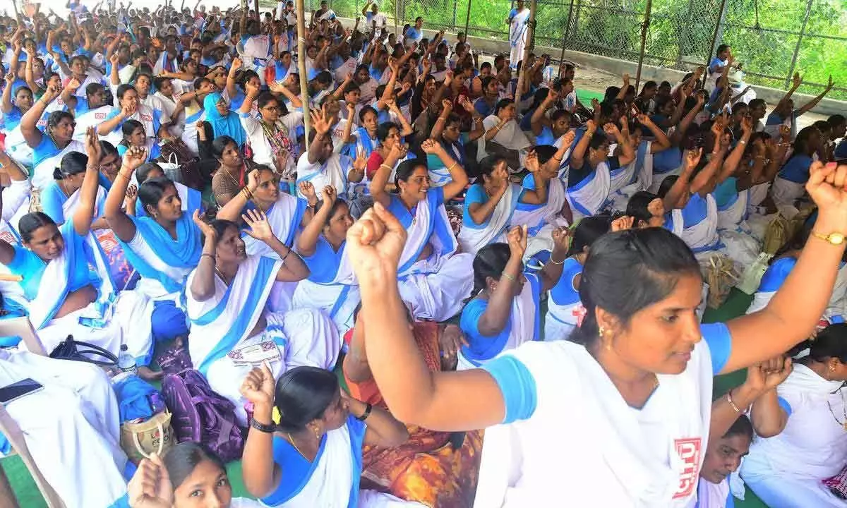 ASHA workers’ protest foiled