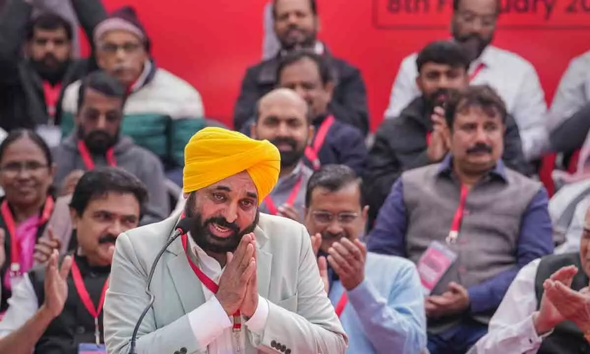 New Delhi: Only those elected will rule in democracy says Bhagwant Mann