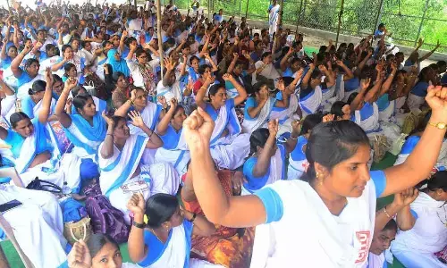 ASHA workers’ protest foiled