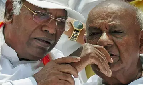 New Delhi: Will Congress tolerate you becoming PM? HD asks  Mallikarjun Kharge